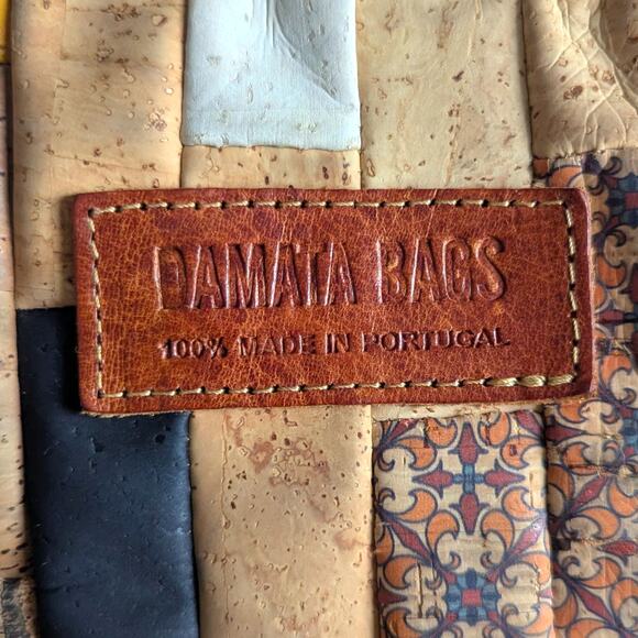 Patchwork Cork Leather Bag ~ Made in Portugal - Picture 8 of 10
